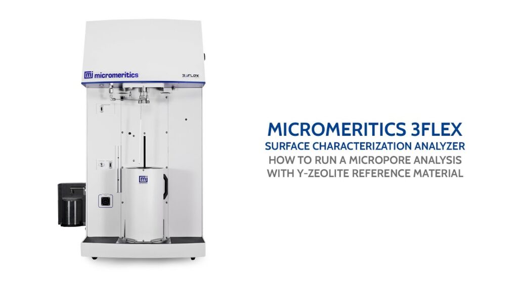 3Flex – Micropore Analysis with Y Zeolite Reference Material